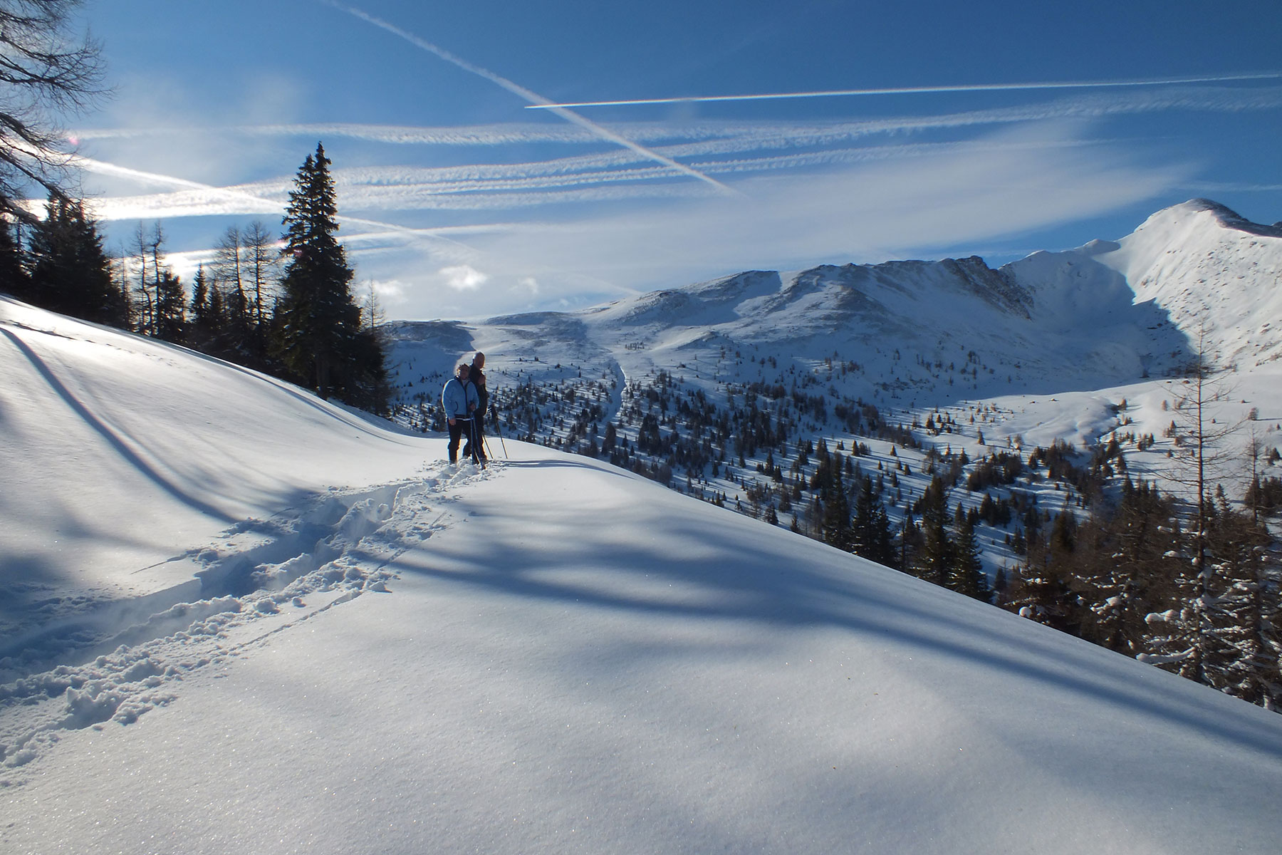 Sparwochen im Schnee